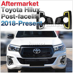 Daytime Running Light DRL For Toyota Hilux Facelift LED Fog Lamp Indicator GUN1