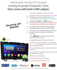 9" Android Car MP3 Player For Honda CR-V CRV 2007-2011 RE Radio Stereo MP4 Facia