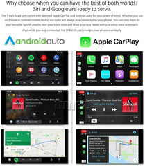 7-inch Nakamichi NAM3510-M7 Licensed Apple CarPlay Android Auto Multimedia Head Unit Radio Stereo Universal Double DIN MP3 MP4 1080p USB SD Card Bluetooth 7-inch Nakamichi NAM3510-M7 Licensed Apple CarPlay Android Auto Multimedia Head Unit Radio Stereo Universal Double DIN MP3 MP4 1080p USB SD Card Bluetooth