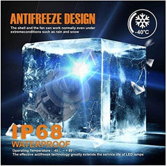 H11 LED Headlight Bulbs 60W Halogen Replacement Low Beam 6500K White IP68 H11 LED Headlight Bulbs 60W Halogen Replacement Low Beam 6500K White IP68