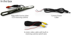 Car Rear License Plate CCD Reverse View Parking Camera Gun Metal Black Chrome Backup Cameras Car Rear License Plate CCD Reverse View Parking Camera Gun Metal Black Chrome Backup Cameras