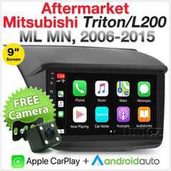 Apple CarPlay Android Auto For Mitsubishi Triton ML MN 2007-2013 Radio Stereo