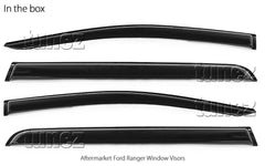 Window Door Visor Weathershield Weather Shield For Ford Ranger T6 PX MK1 MK2 Window Door Visor Weathershield Weather Shield For Ford Ranger T6 PX MK1 MK2