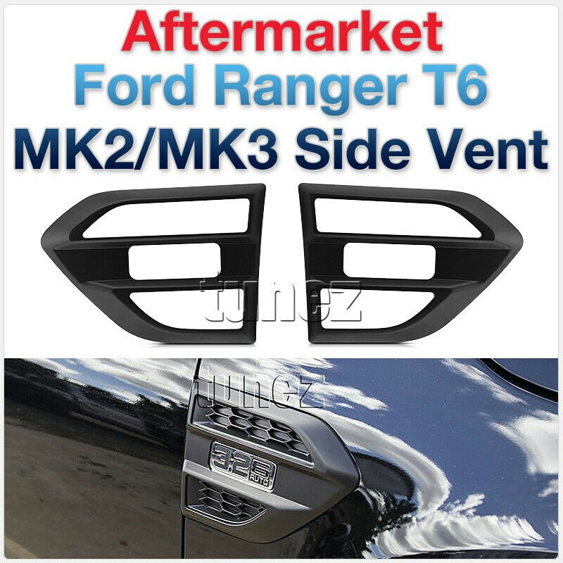 Ford Ranger Everest PX MK2 MK3 T6 2015 2016 2017 2018 2019 Black Side Vent Cover Ford Ranger Everest PX MK2 MK3 T6 2015 2016 2017 2018 2019 Black Side Vent Cover
