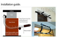 Portable Upper Body Gym Workout Home Exercise Door gym Pull Chin Up Iron Bar ABS Portable Upper Body Gym Workout Home Exercise Door gym Pull Chin Up Iron Bar ABS