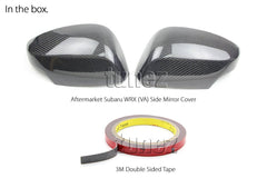 Black Carbon Fiber Side Mirror Cover For Subaru WRX VA 2014-2021 STI Premium Black Carbon Fiber Side Mirror Cover For Subaru WRX VA 2014-2021 STI Premium