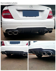Carbon Fiber Rear Diffuser Fr Mercedes C63 AMG W204 Facelift Coupe Sedan C Class Carbon Fiber Rear Diffuser Fr Mercedes C63 AMG W204 Facelift Coupe Sedan C Class