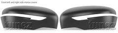 Matte Black Side Mirror Cover For Nissan X-Trail Qashqai Juke 2018 2019 2020