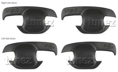 4x Door Handle Cup Guard Cover Matt Black For Toyota Hilux 2005-2015 KUN26 SR5 4x Door Handle Cup Guard Cover Matt Black For Toyota Hilux 2005-2015 KUN26 SR5