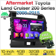 Apple CarPlay Android Auto MP3 For Toyota LandCruiser 200 J200 Radio Stereo MP4
