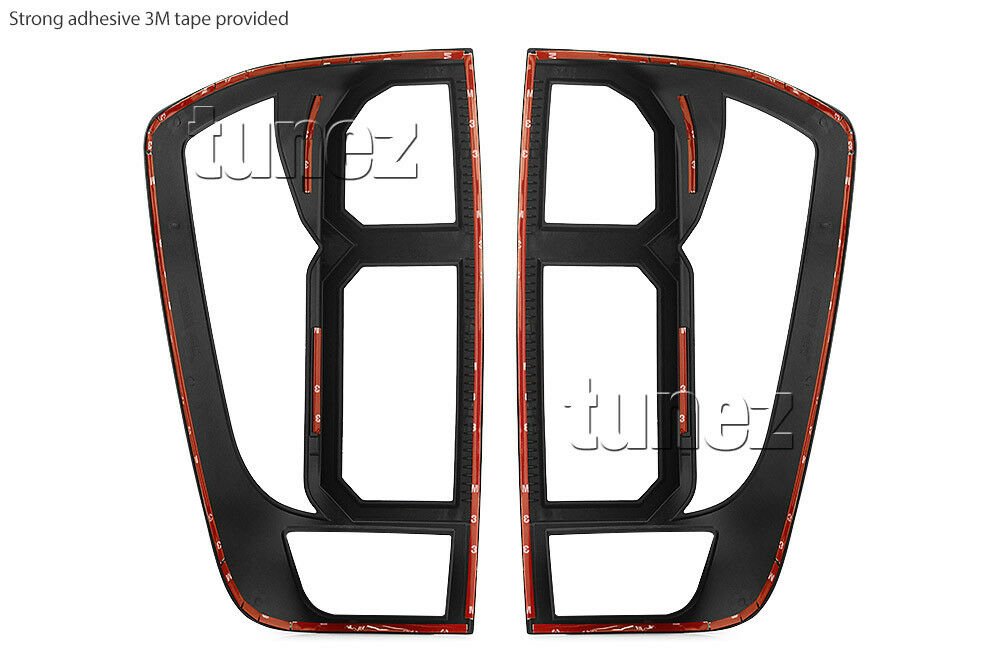 Front Tail Rear Light Lamp Cover Black For Nissan Navara NP300 D23 2015-2019