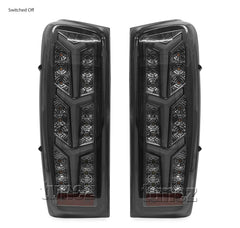 Smoke Avant Black Sequential LED Tail Lights Lamp for Isuzu D-Max DMax 2021 2022