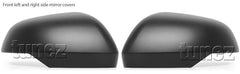 Side Mirror Cover Matte Black Guard For Mitsubishi Triton MR 2018 2019 2020