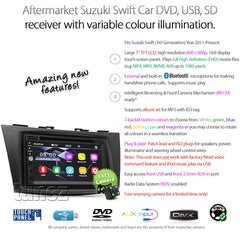 Suzuki Swift FZ Car DVD MP3 Player Head Unit Stereo Radio USB Fascia Facia Kit