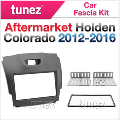 Fascia Facia Kit Double-DIN for Holden Colorado 2012-2016 and D-Max MU-X Dash Panel Trim Fascia Facia Kit Double-DIN for Holden Colorado 2012-2016 and D-Max MU-X Dash Panel Trim