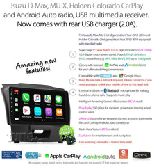 Apple CarPlay Android Auto For Isuzu D-Max MU-X RT50 RT85 Radio Stereo MP3 USB