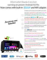 9" Android MP3 Car Player For Mazda 6 GJ 2012-2014 GPS Head Unit Stereo Radio