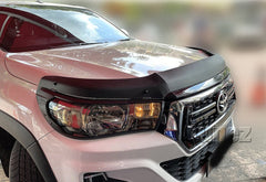 Black ABS Bonnet Protector Guard Shield For Toyota Hilux GUN1 2015-2021 SR SR5 Black ABS Bonnet Protector Guard Shield For Toyota Hilux GUN1 2015-2021 SR SR5