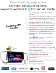 9" Android MP3 Car Player Kia Sportage QL 2015-2018 Head Unit Stereo USB Radio