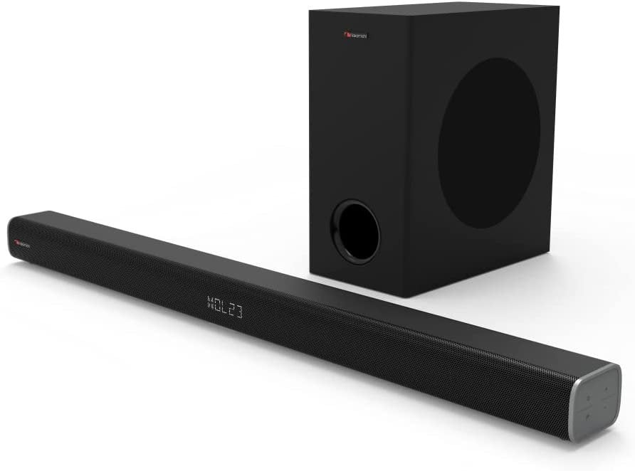 Nakamichi Apollo 220 2.1CH Dolby Audio Soundbar System Wireless Subwoofer HDMI ARC Nakamichi Apollo 220 2.1CH Dolby Audio Soundbar System Wireless Subwoofer HDMI ARC