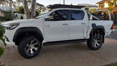 Matte Matt Black Fuel Petrol Gas Tank Door Cover For Toyota Hilux TRD GUN1 Matte Matt Black Fuel Petrol Gas Tank Door Cover For Toyota Hilux TRD GUN1