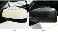 Black Carbon Fiber Side Mirror Cover Land Rover Discovery 4 L319 2009-2013 Car Black Carbon Fiber Side Mirror Cover Land Rover Discovery 4 L319 2009-2013 Car