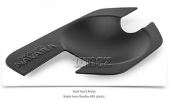 4x Door Handle Cup Guard Cover Matt Black For Nissan Navara D40 2005-2015
