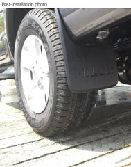 Front Rear Mud Flap Splash Guard For Toyota Hilux 2015 2016 2017 ABS Car Truck Front Rear Mud Flap Splash Guard For Toyota Hilux 2015 2016 2017 ABS Car Truck