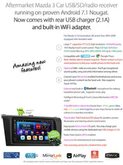 Android Car MP3 Player For Mazda 3 Mazda3 BK Radio Stereo Head Unit Fascia Kit