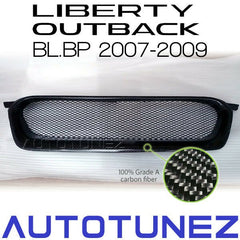 Carbon Fiber Car Front Grill For Subaru Outback Liberty STI BL BP 2007-2009