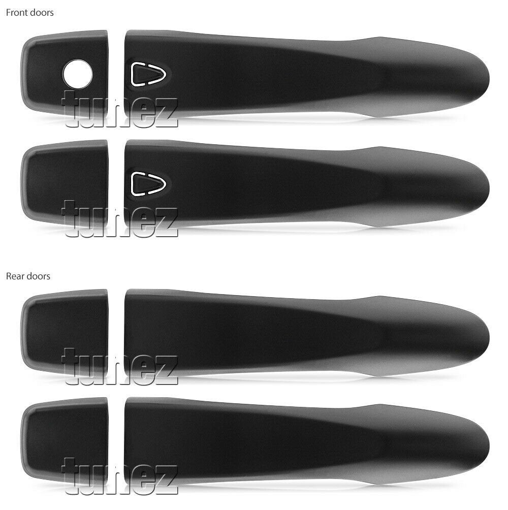 Matte Black Keyless Smart Key Door Handle Cover For Nissan Navara NP300 D23
