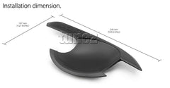 4x Matte Black Door Handle Cup Guard Cover For Mazda BT50 BT-50 UP UR 2012-2019 4x Matte Black Door Handle Cup Guard Cover For Mazda BT50 BT-50 UP UR 2012-2019