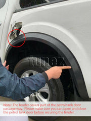 4 Pcs Set Wheel Arch Fender Flare Slim Matte Black For Nissan Navara NP300 D23 4 Pcs Set Wheel Arch Fender Flare Slim Matte Black For Nissan Navara NP300 D23