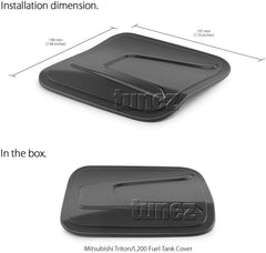 Petrol Gas Fuel Tank Door Cap Black Cover Car Compatible with Mitsubishi Triton 2019 2020 2021 MR Petrol Gas Fuel Tank Door Cap Black Cover Car Compatible with Mitsubishi Triton 2019 2020 2021 MR
