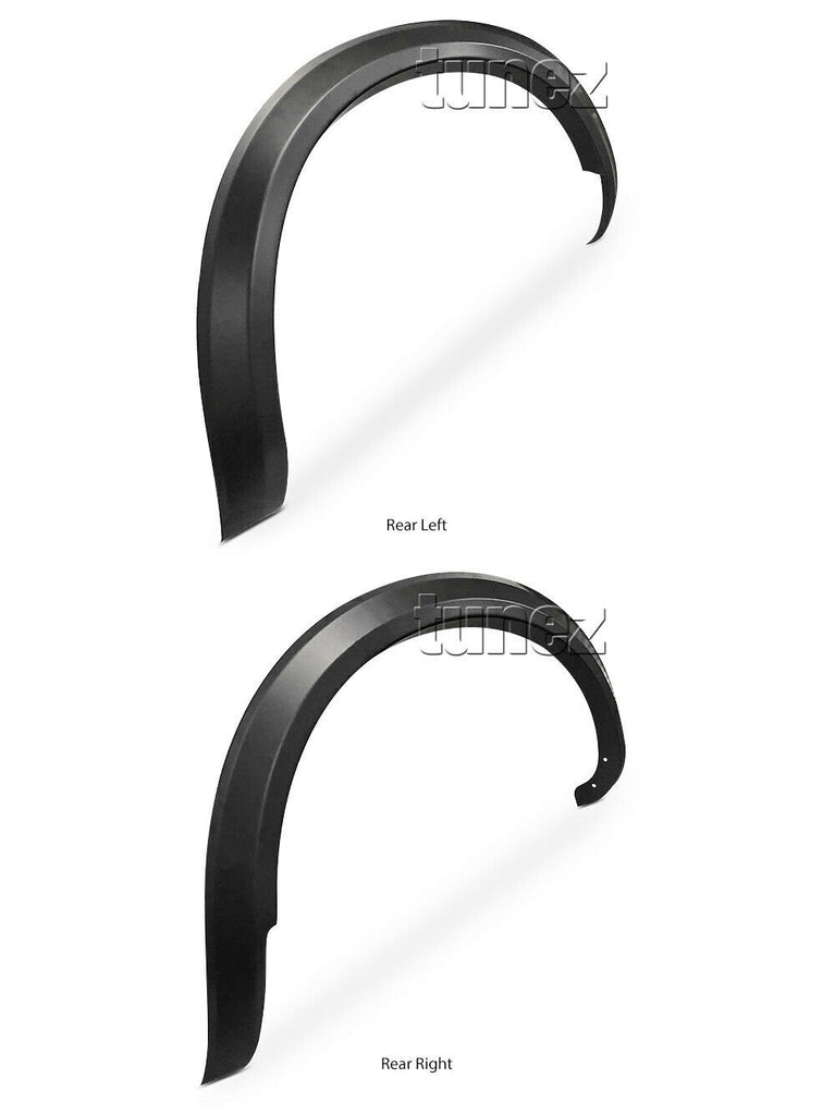 4 Pcs Set Wheel Arch Fender Flare Slim Matte Black For Nissan Navara NP300 D23