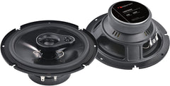Nakamichi NSE1658 6.5-inches Car Stereo 3 Way Coaxial Speaker 360 Watts Peak Power 50-21kHz Frequency Response