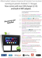 Android Car MP3 Player For Subaru Impreza G3 GPS Stereo Radio Head Unit Fascia