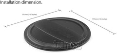 Petrol Gas Fuel Tank Door Cap Black Cover Car Compatible with Mitsubishi Triton MQ Year 2015-2018 Petrol Gas Fuel Tank Door Cap Black Cover Car Compatible with Mitsubishi Triton MQ Year 2015-2018