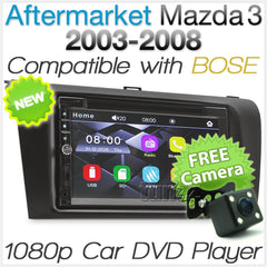 7" Car DVD Player CD MP3 For Mazda 3 2003-2008 BK Radio BOSE Stereo USB Fascia