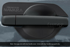 4x Door Handle Cup Guard Cover Matt Black For Nissan Navara D40 2005-2015 4x Door Handle Cup Guard Cover Matt Black For Nissan Navara D40 2005-2015
