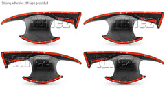 4x Door Handle Cup Guard Cover Matt Black For Toyota Hilux 2017 2018 2019 GUN1 4x Door Handle Cup Guard Cover Matt Black For Toyota Hilux 2017 2018 2019 GUN1