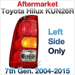 NEW Left Side Tail Light Rear Lamp For Toyota Hilux 7th Generation AN10 AN20 AN30 KUN26R SR SR5 Workmate 2004-2015 Replacement Left-Hand-Side Tail Lamps With Bulbs & Globe Facelift Edition