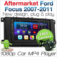 Android Car MP3 Player Ford Focus 2009 2010 2011 Radio Stereo Black Fascia Kit