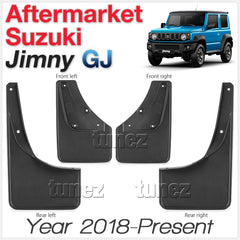 Full Set Front Rear Mud Flaps Splash Guard For Suzuki Jimny GJ 2018-2021 GLX Full Set Front Rear Mud Flaps Splash Guard For Suzuki Jimny GJ 2018-2021 GLX