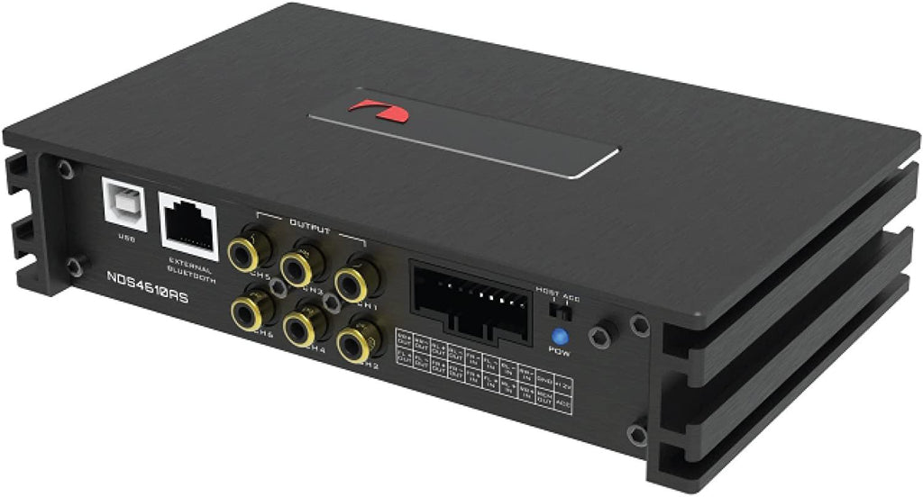 Nakamichi NDS4610AS Car Stereo Digital Signal Processing Power Car Amplifier DSP 4 Channels High 6 Channels Low Level Input External Bluetooth Amplified 25W Power Nakamichi NDS4610AS Car Stereo Digital Signal Processing Power Car Amplifier DSP 4 Channels High 6 Channels Low Level Input External Bluetooth Amplified 25W Power