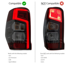 LEFT Tail Light Rear Lamp Mitsubishi Triton MR 2019-2023 GLS GSR Sport EMark OZ