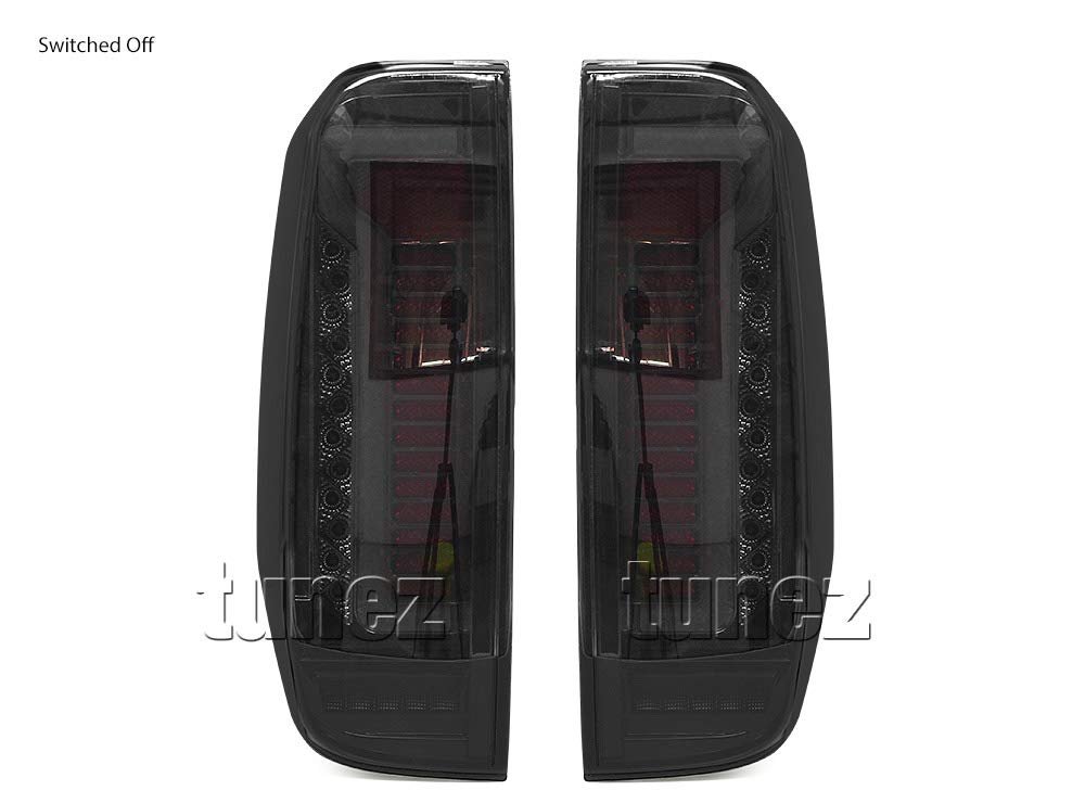 Smoke LED Tail Rear Lamp Lights For Nissan Navara D40 2005-2015 Car RX ST ST-X