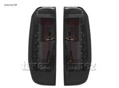 Smoke LED Tail Rear Lamp Lights For Nissan Navara D40 2005-2015 Car RX ST ST-X
