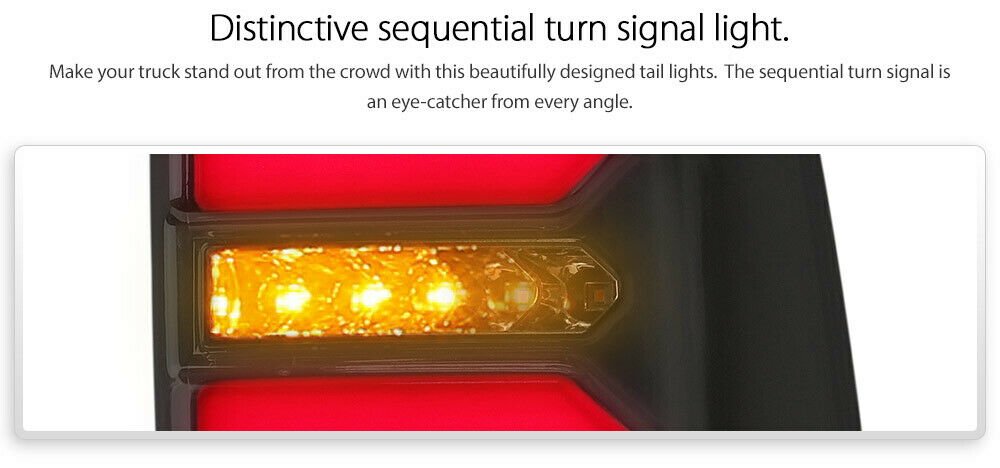 NEW Smoke LED Tail Rear Lamp Light Set Pair For Toyota Hilux 2005-2014 SR5 Mk7