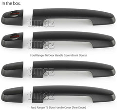 Matte Black Key Door Handle Cover Guard For Toyota Hilux KUN26 2004 2005-2015